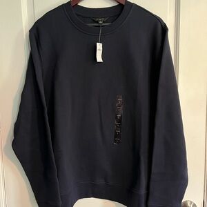 Banana Republic Navy Blue Crewneck Sweater Relaxed Fit